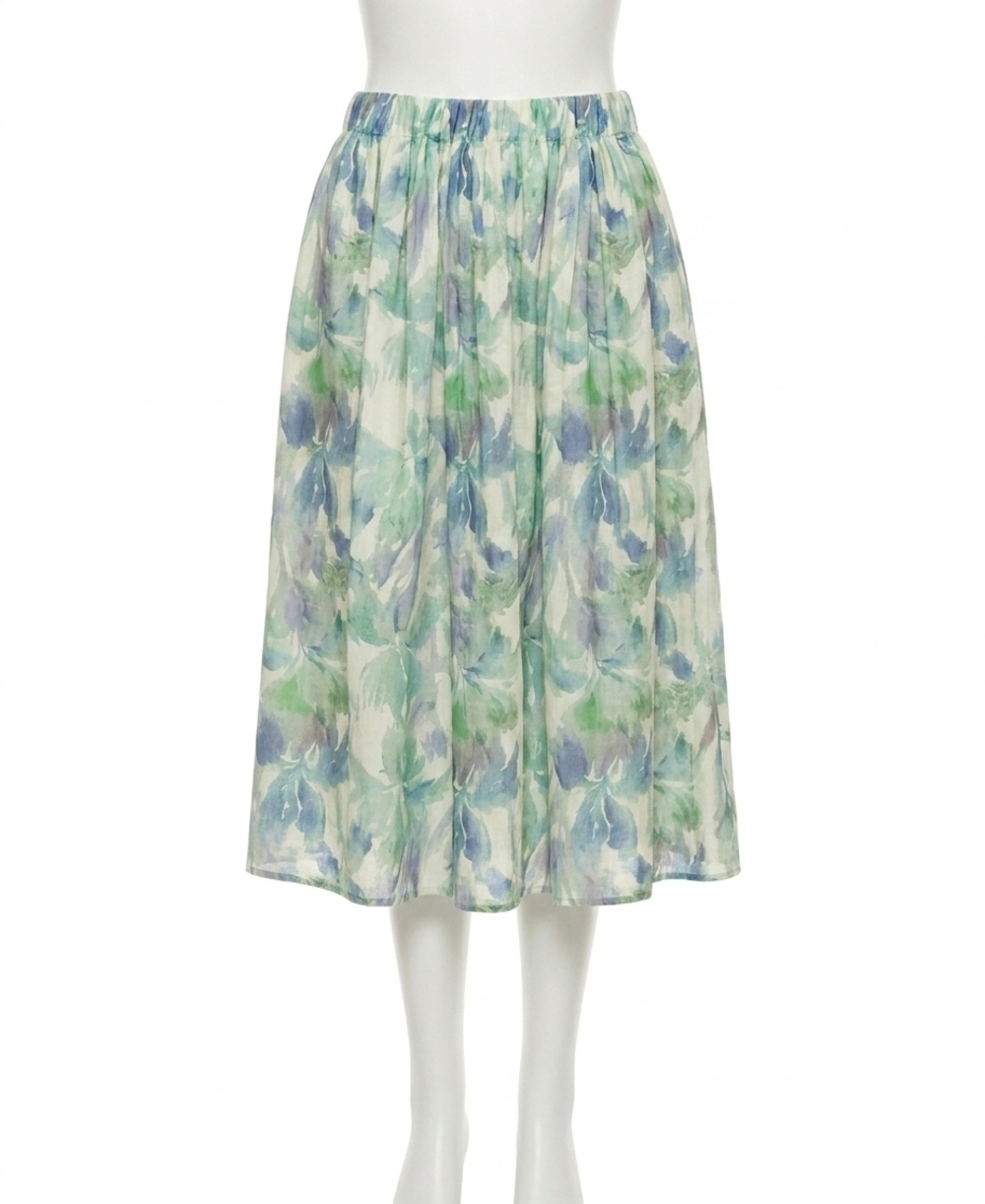 NEW LUCY PARIS amari midi skirt in multi